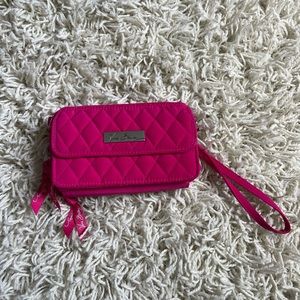Vera Bradley pink wallet wristlet